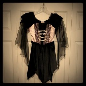 Girls Goth, Vampire, Witch Dress Costume
